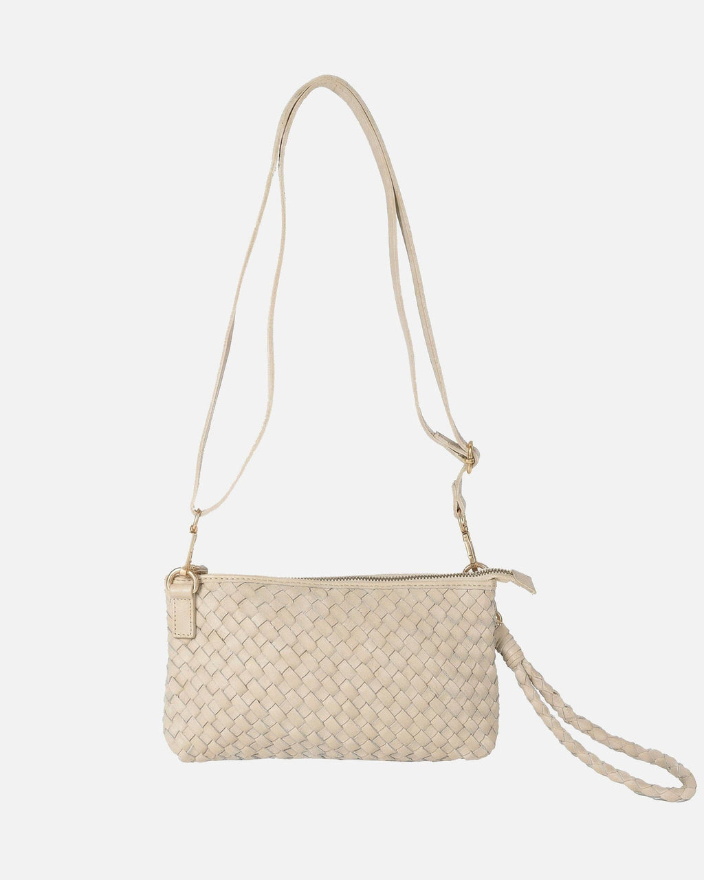 Fabrie | Woven Leather Crossbody Bag