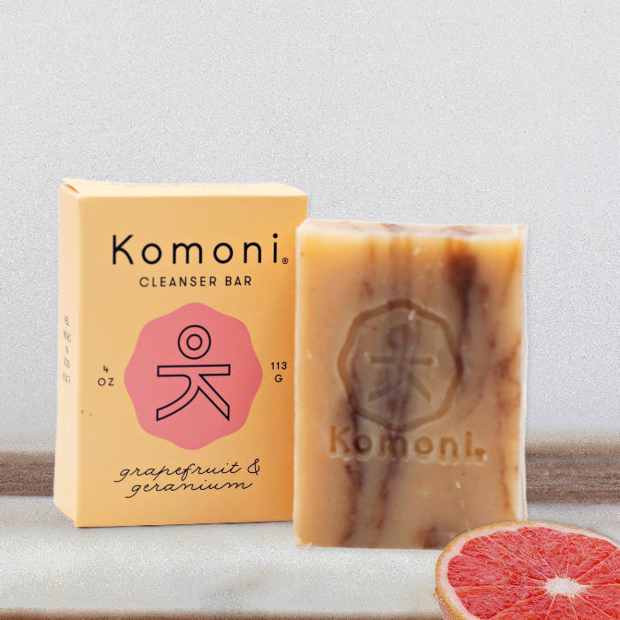 Grapefruit Geranium FACE & BODY CLEANSER BAR