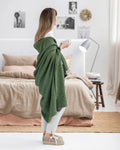 Linen Waffle Throw
